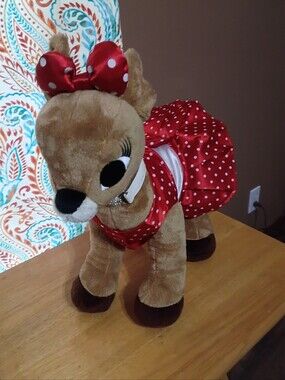 15 In. Build A Bear Clarice From Rudolph The Red Nose Reindeer.